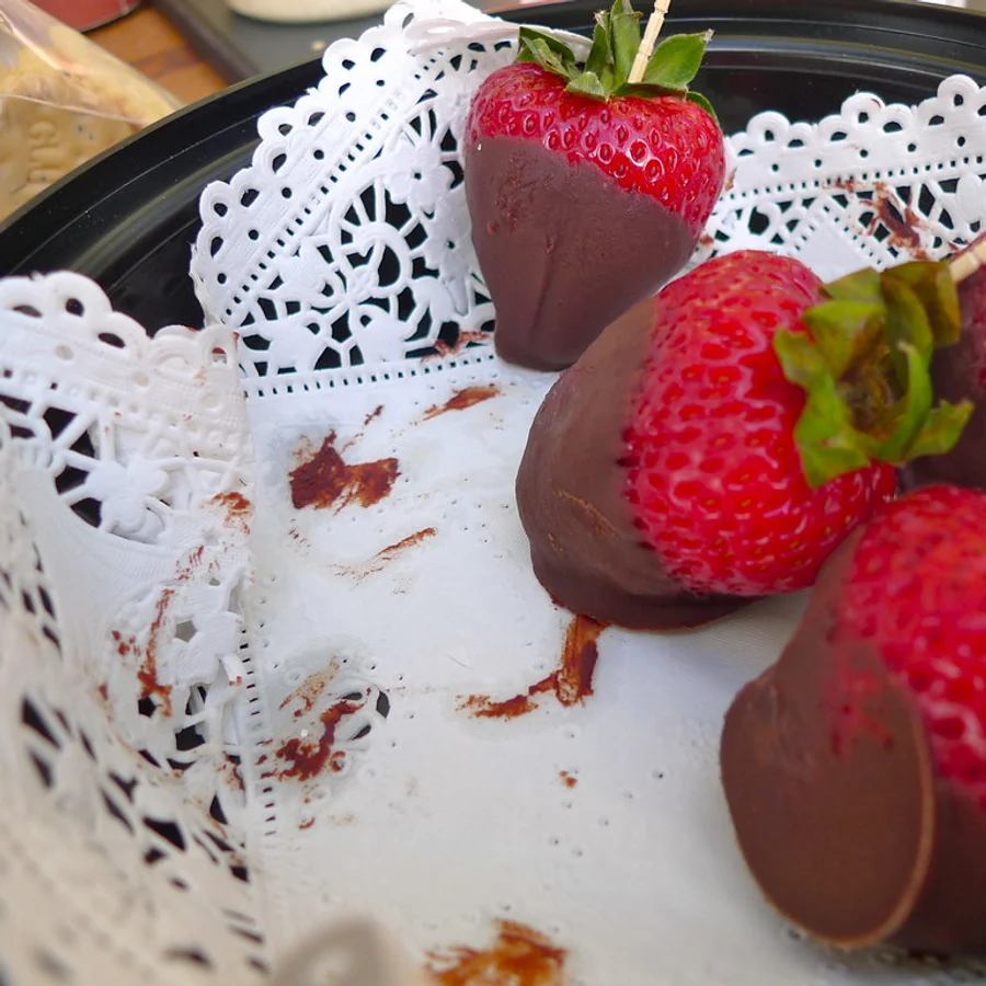 Fresas con chocolate
